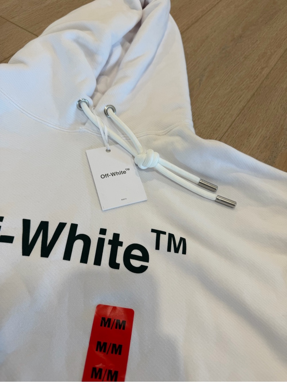 Off-White White Logo Hoodie - Picture 2 of 4